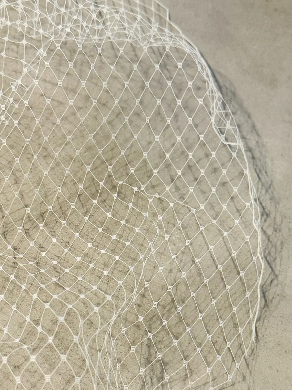 Bridal Birdcage Veil in White/Ivory
